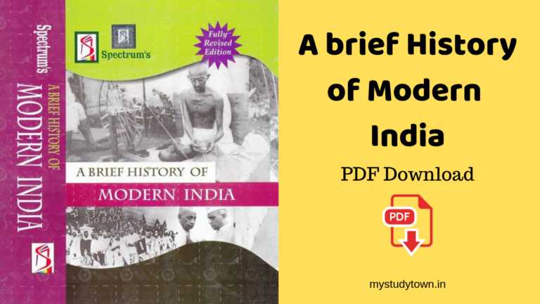 [Latest 2020*] A brief history of modern India by Rajiv Ahir Pdf Download