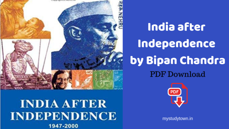 india since independence by bipin chandra