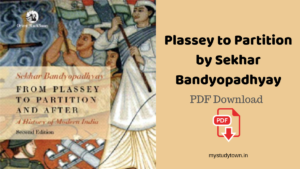 Plassey to Partition by Sekhar Bandyopadhyay PDF