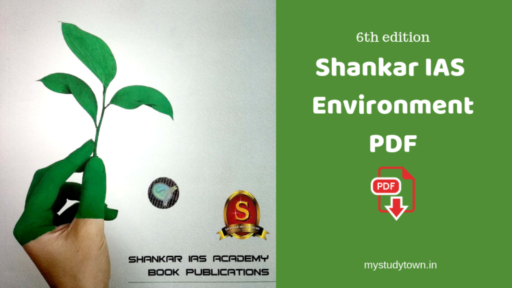 [Latest 2020] Shankar IAS Environment PDF 6th Edition Download