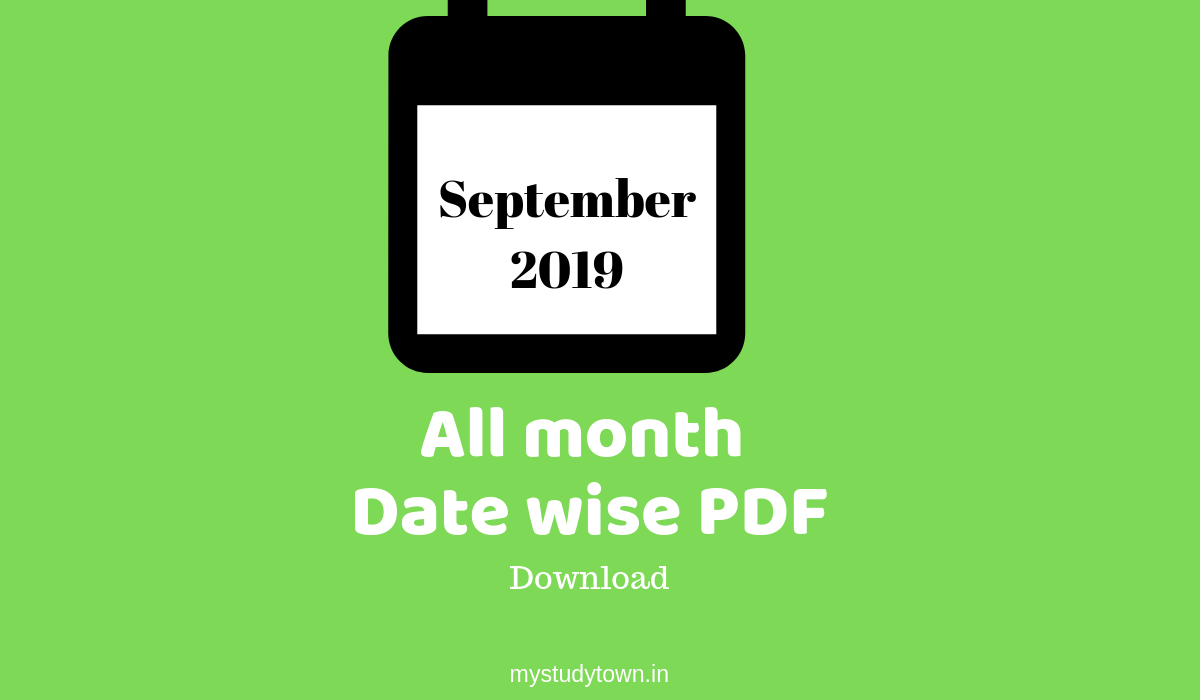 All month date wise pdf