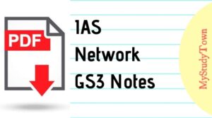 IAS Network GS3 Notes PDF