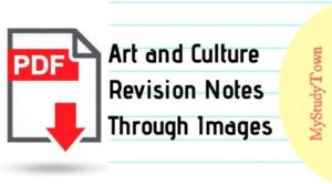 Art and Culture Revision Notes Through Images