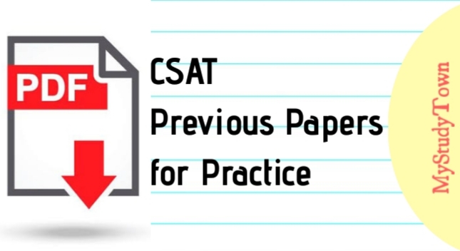 CSAT Previous Papers for Practice