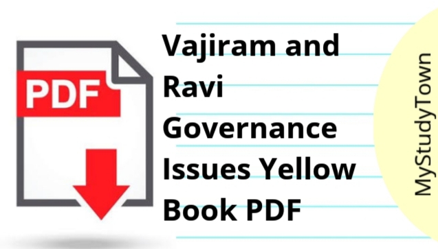 Vajiram and Ravi Governance Issues Yellow Book