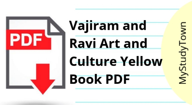 Vajiram and Ravi Art and Culture Yellow Book