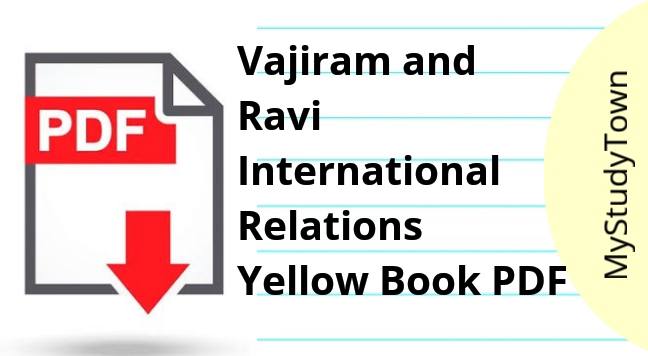 Vajiram and Ravi International Relations Yellow Book