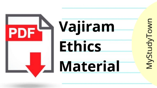 Vajiram Ethics Material PDF