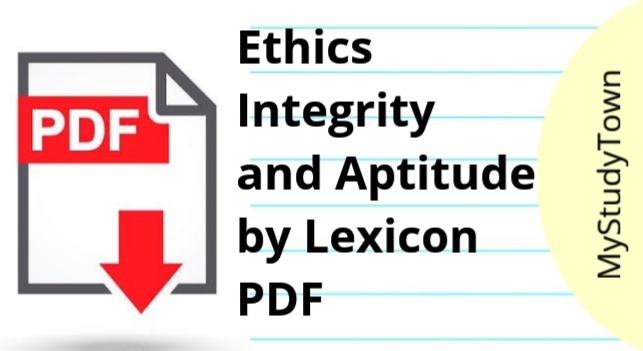 Ethics Integrity and Aptitude by Lexicon PDF
