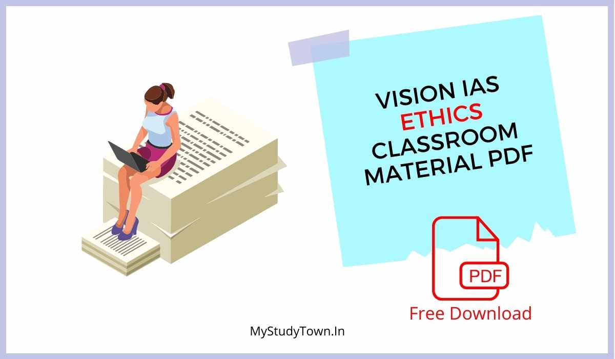 Vision IAS Ethics Classroom Material PDF