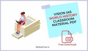 Vision IAS World History Classroom Material PDF