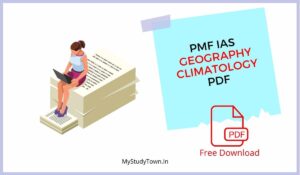 PMF IAS Geography Climatology PDF FREE Download