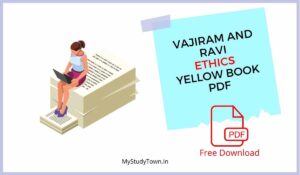 Vajiram and Ravi Ethics Yellow Book PDF