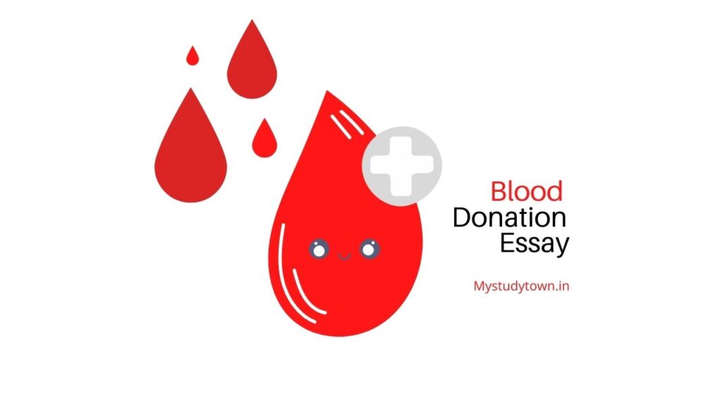 paragraph blood donation essay in english