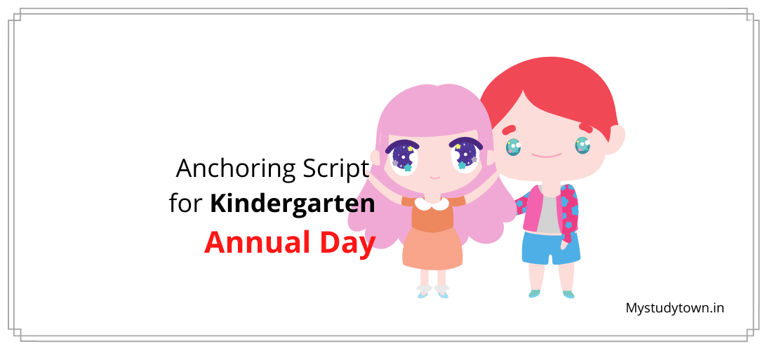 Anchoring Script for Kindergarten