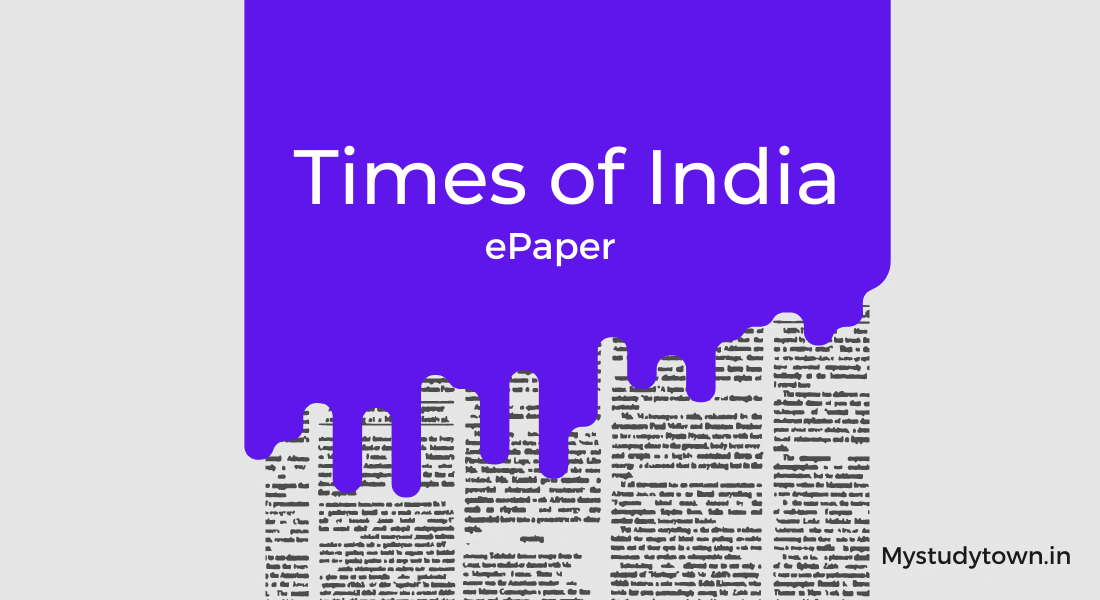 times of india pdf