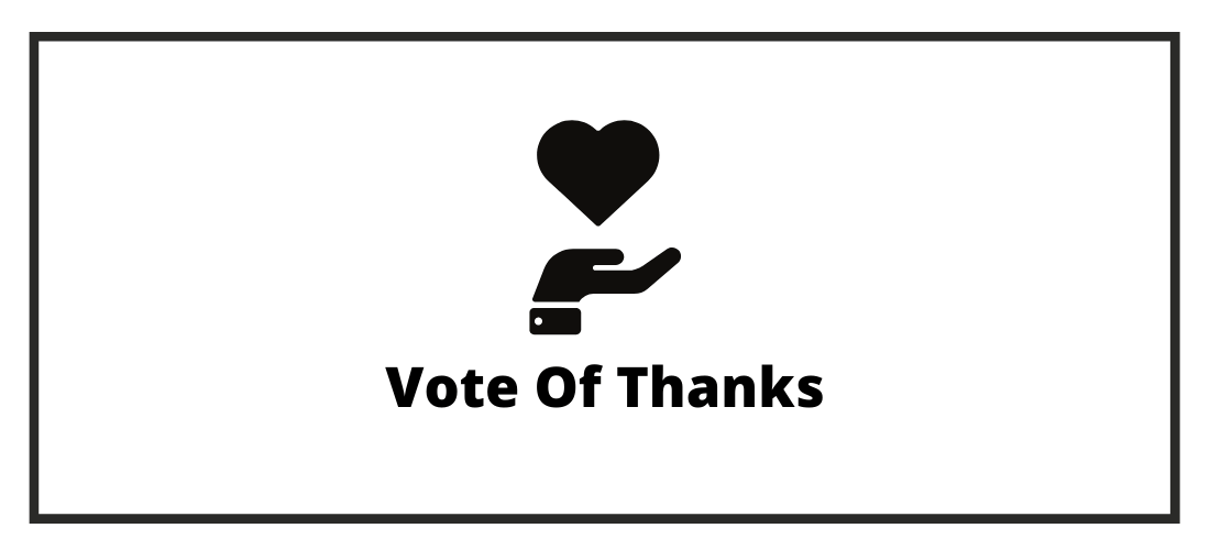 Vote of Thanks