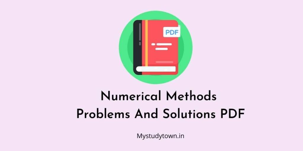 Numerical Methods Exercises Pdf