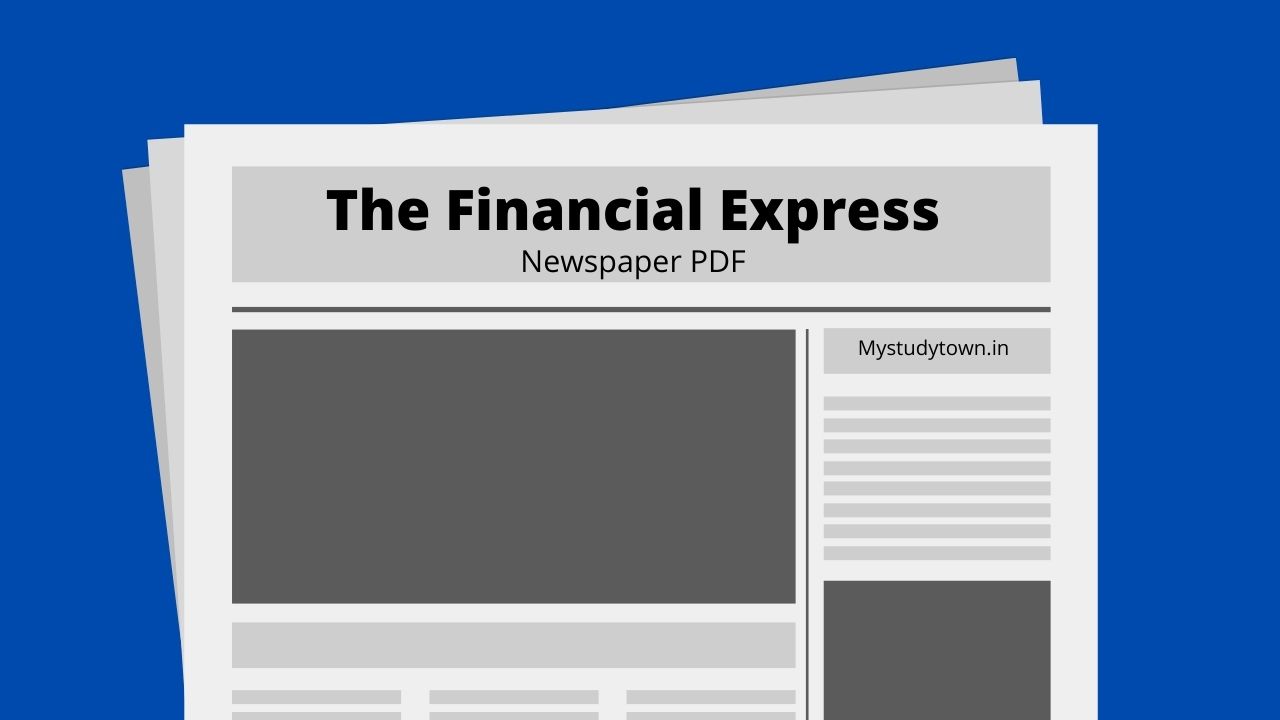 The Financial Express epaper PDF