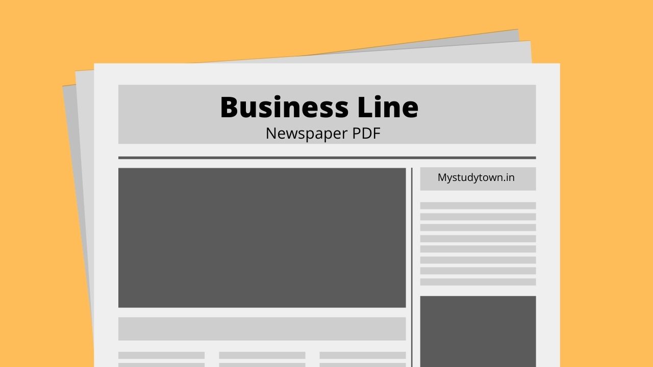 Business Line epaper PDF