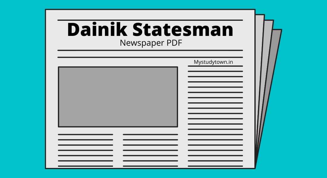 Dainik Statesman epaper PDF