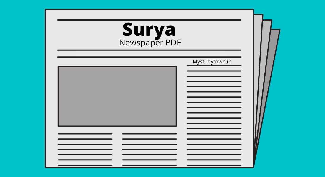 Surya epaper PDF