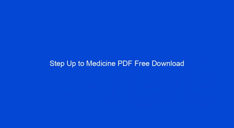 The “Step Up to Family Medicine” PDF – Your Guide to a Rewarding Career