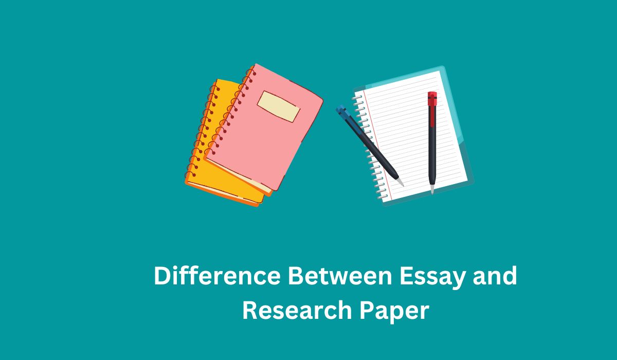difference between research paper & essay