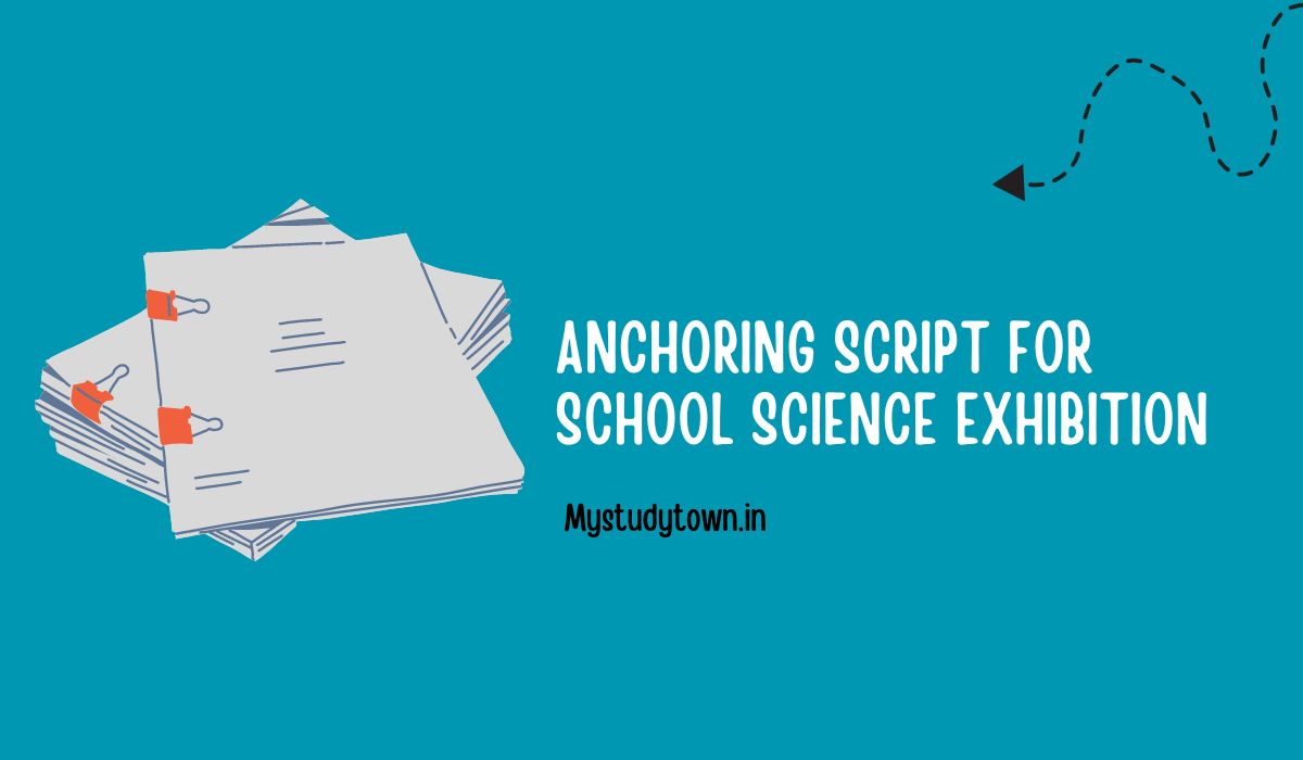 Anchoring Script for School Science Exhibition